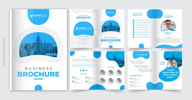 Multipage business Profile brochure design