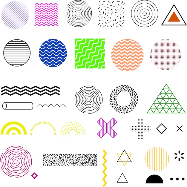 multiple shapes