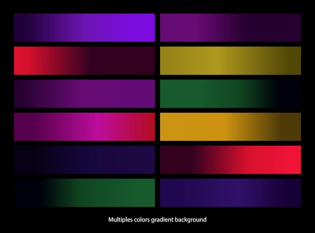 Multiples colors gradient background