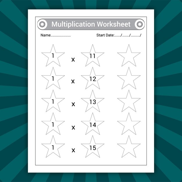 Multiplication worksheet