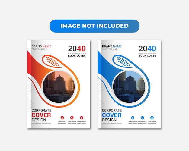 Multipurpose corporate book cover design template