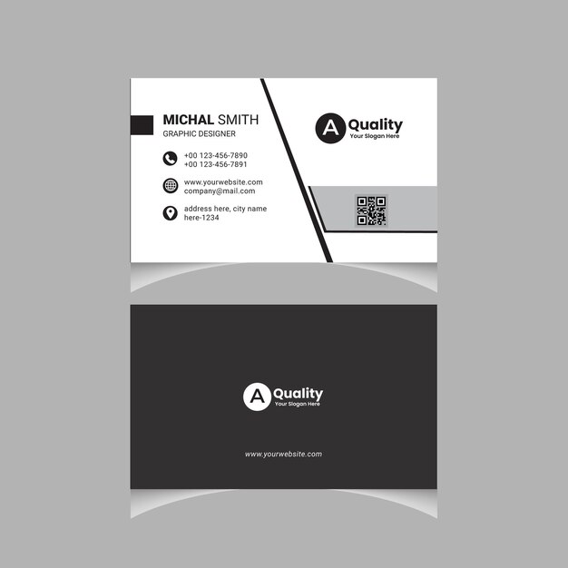 Multipurpose corporate Business card template stationary   clean and modern Business card.