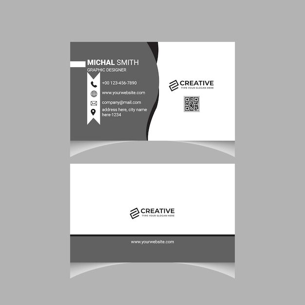 Multipurpose corporate Business card template stationary   clean and modern business card.