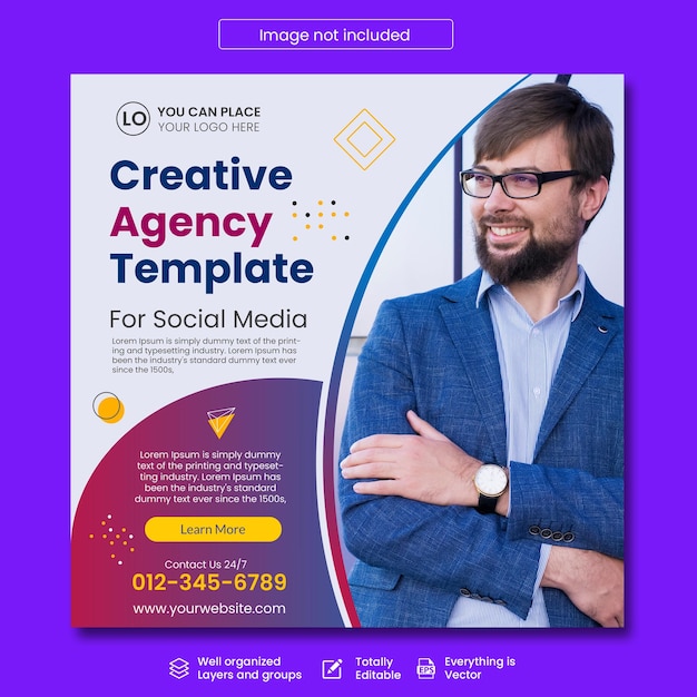 Multipurpose creative agency corporate and beauty social media template download