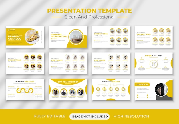 Multipurpose product catalog powerpoint presentation template