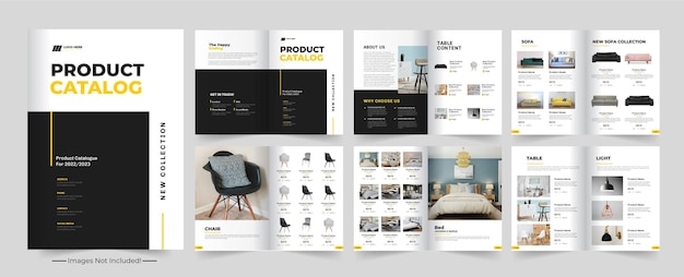 Multipurpose Product Catalog Template Design and Catalogue Design