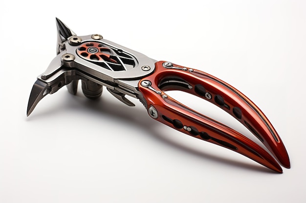 Vector multitool isolated on a white background with clipping path