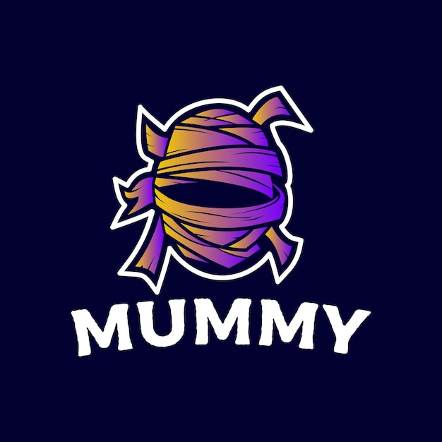 Mummie hoofd logo
