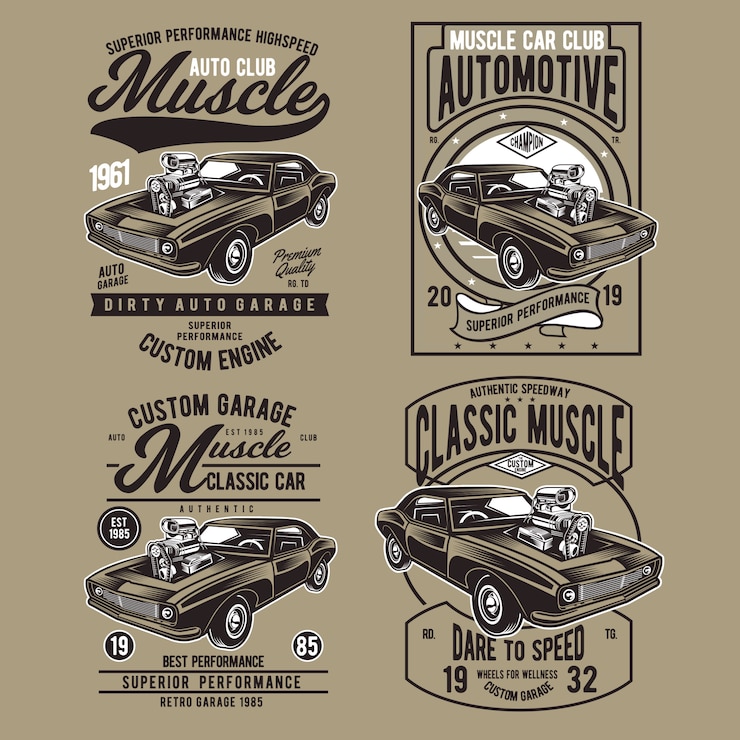 Muscle Car Badge
