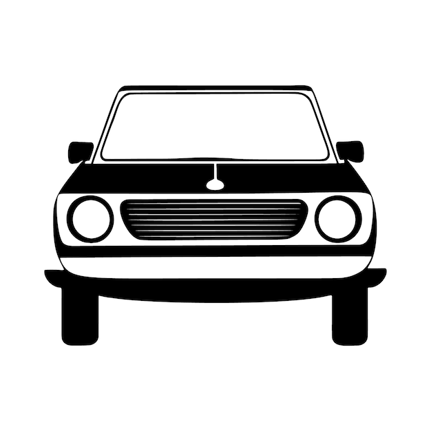 Vector muscle car icon