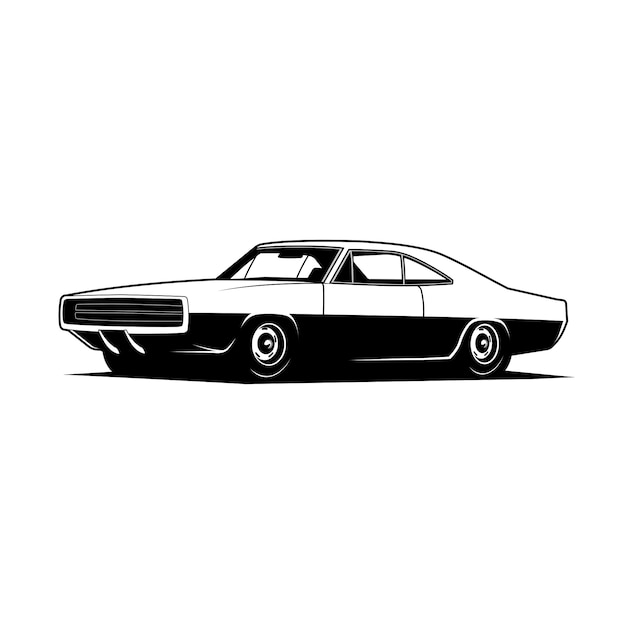 Muscle Car Vector