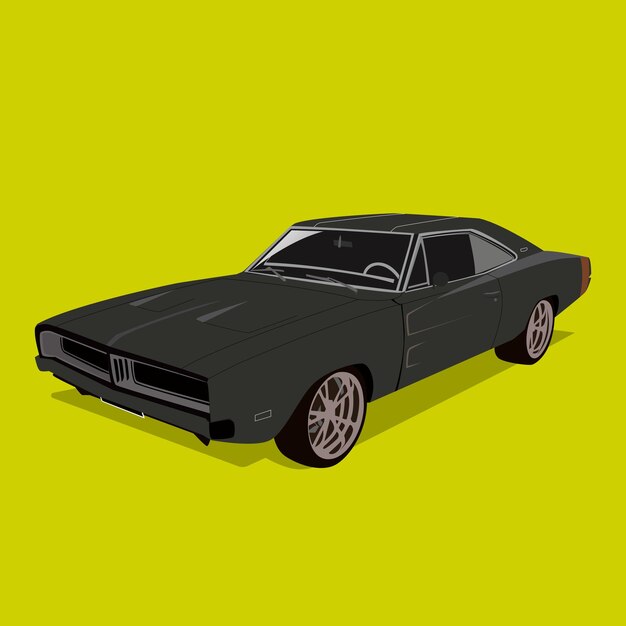 Vector muscle car