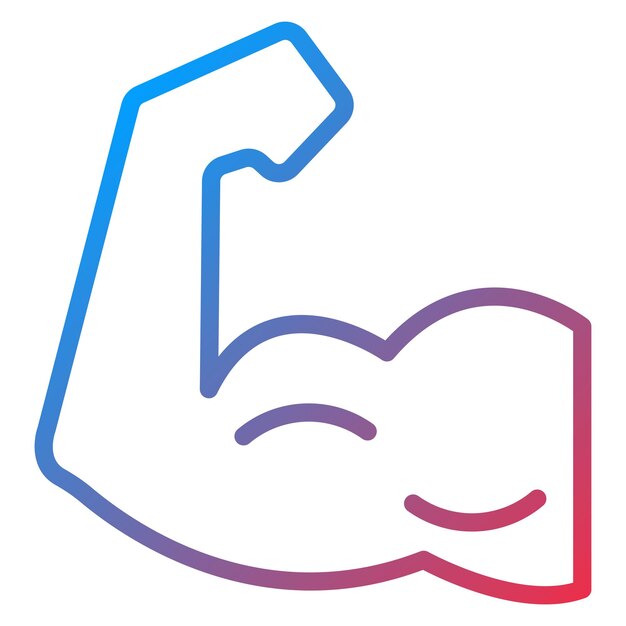 Vector muscle icon vector image can be used for fitness