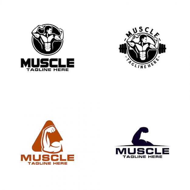 Muscle logo design