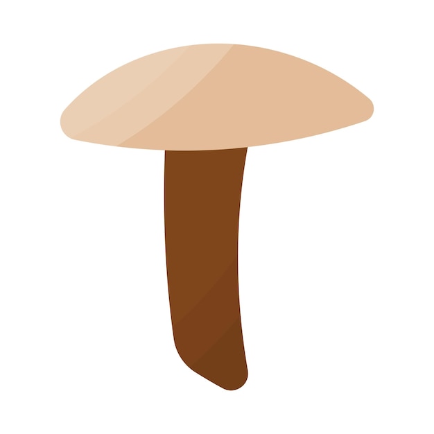 Mushroom autumn forest pick color icon element