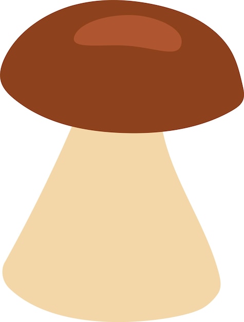 Vector mushroom forest vegetable