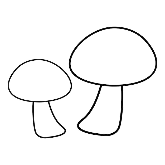 Mushroom icon logo vector design template