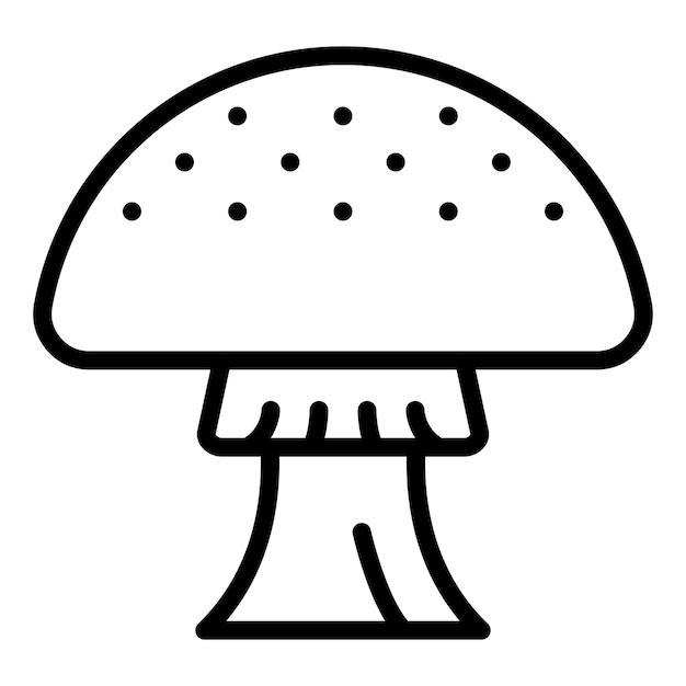 Mushroom Icon Style