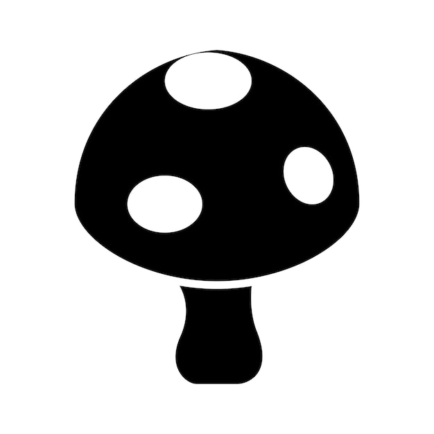 Mushroom icon vector