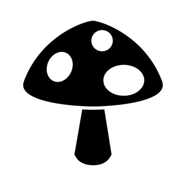 Vector mushroom icon vector