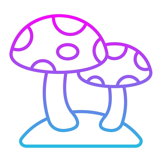 ベクトル mushroom icon