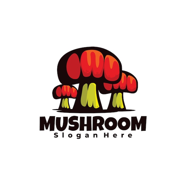 Vector mushroom illustration