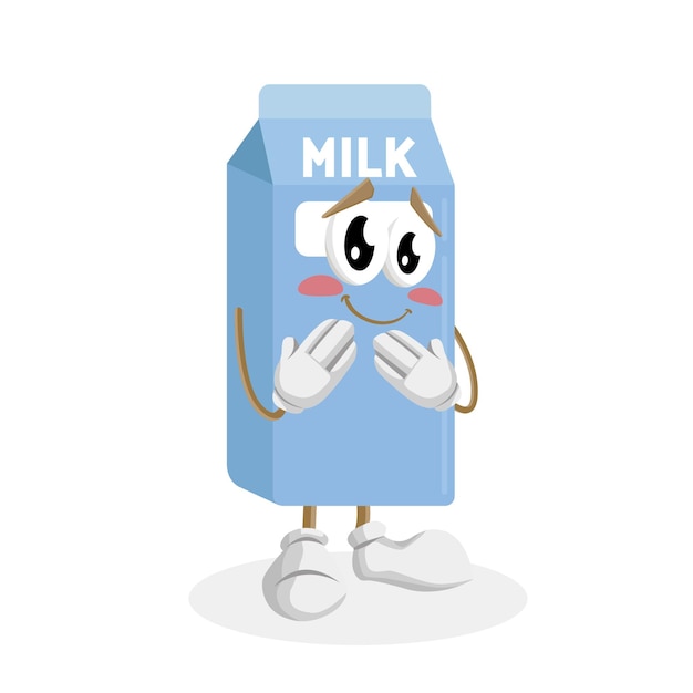 mushroom logo mascot ashamed pose