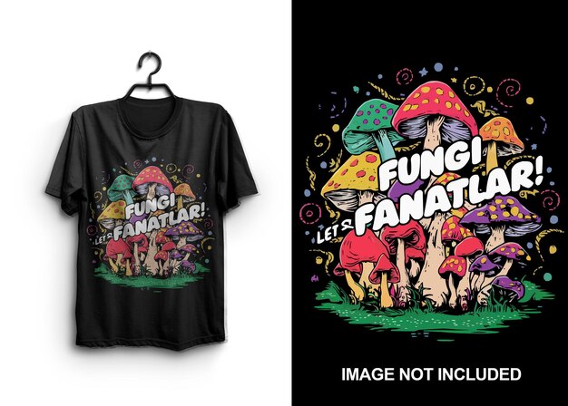 Mushroom Tshirt design vector Tshirt ilustration