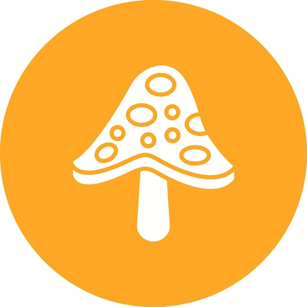Mushroom Vector Illustration Style