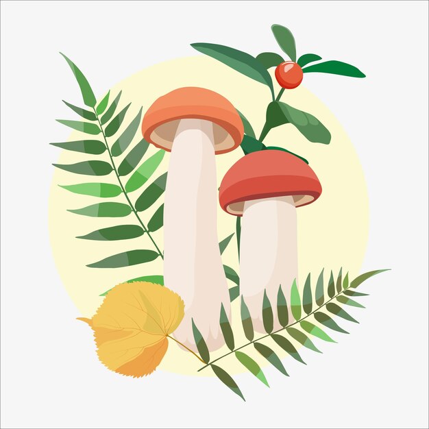 Vector mushroom