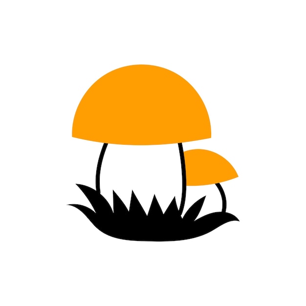 Mushrooms doodle symbol