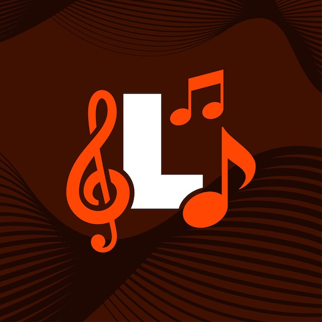 Music Alphabet L Logo