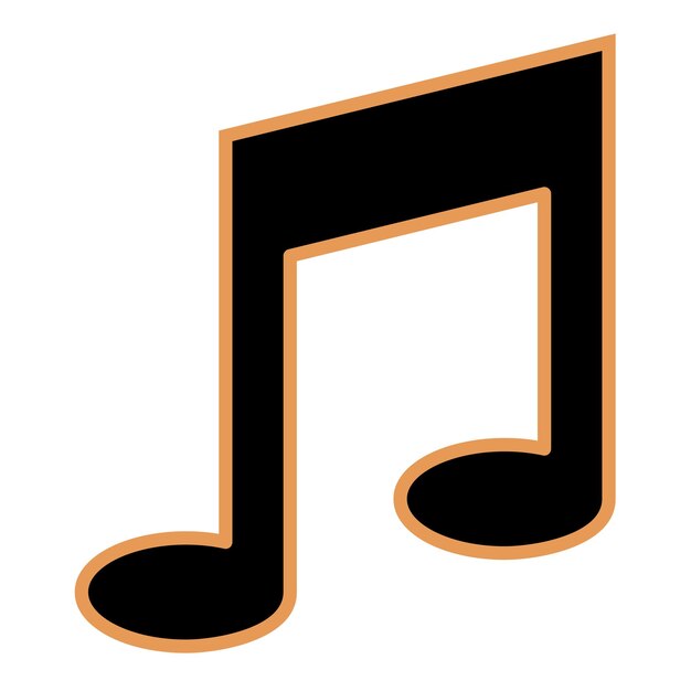 Vector music app icon