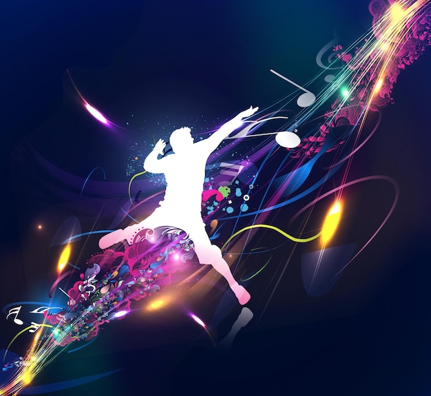 Music Background Musical melody festival illustration Vector Design