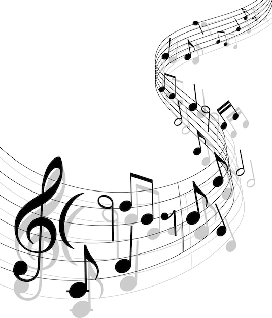 Vector music background