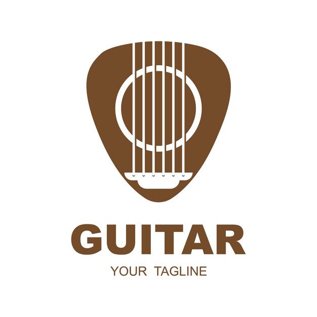 Music and band classic logo guitar music club vintage logo