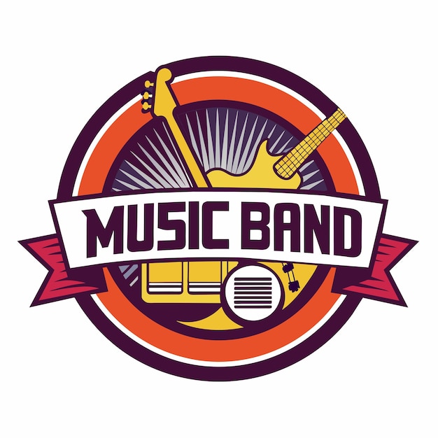 Vettore logo della band musicale 11