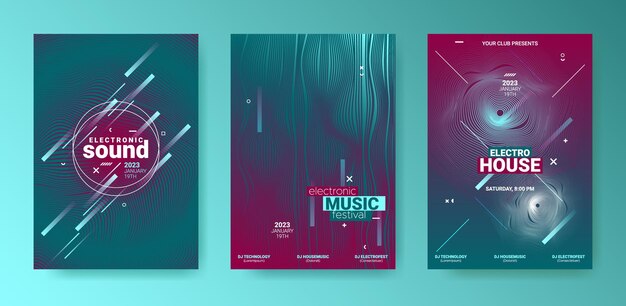 Music banners set