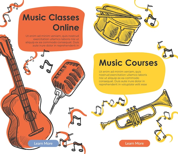 Music classes online courses and lessons web