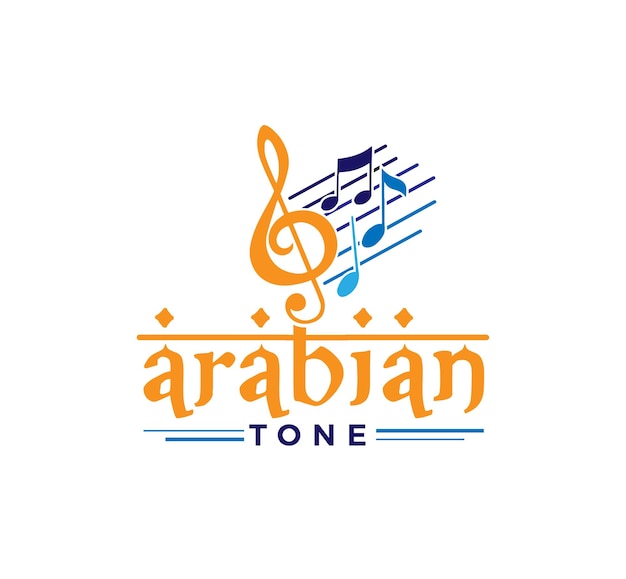 Music Company-logo met Arabische sfeer