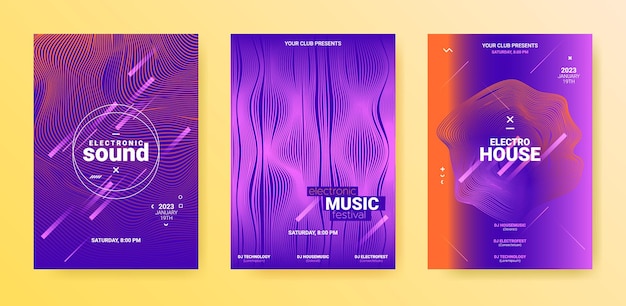 Music covers with electronic sound visualization