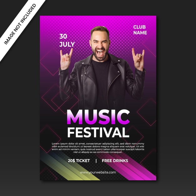 Music Festival Flyer Template