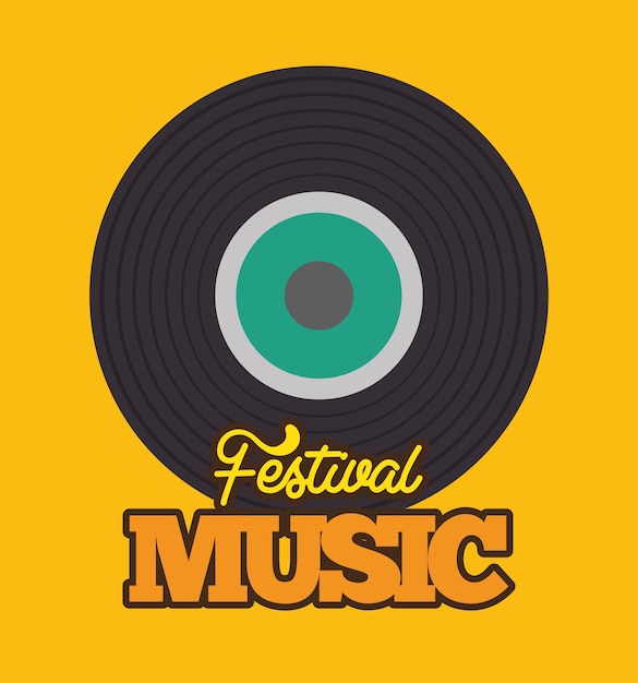 music festival instrument poster 