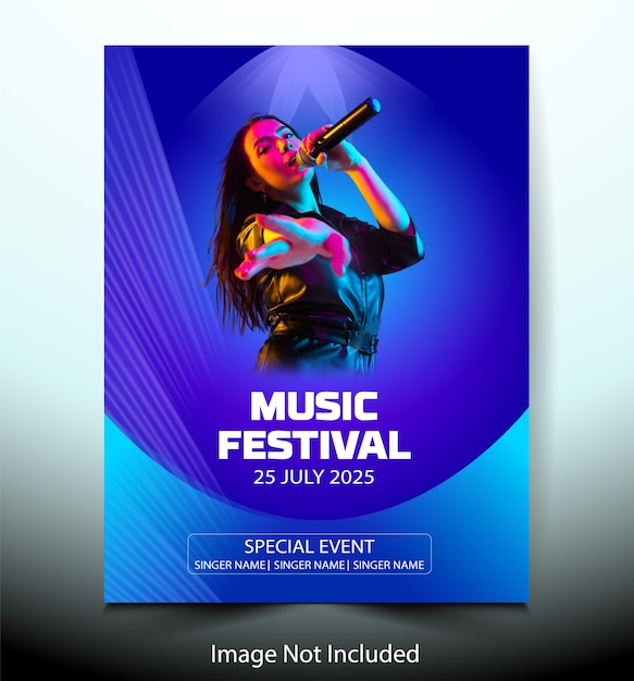 Music Festival Poster Design template