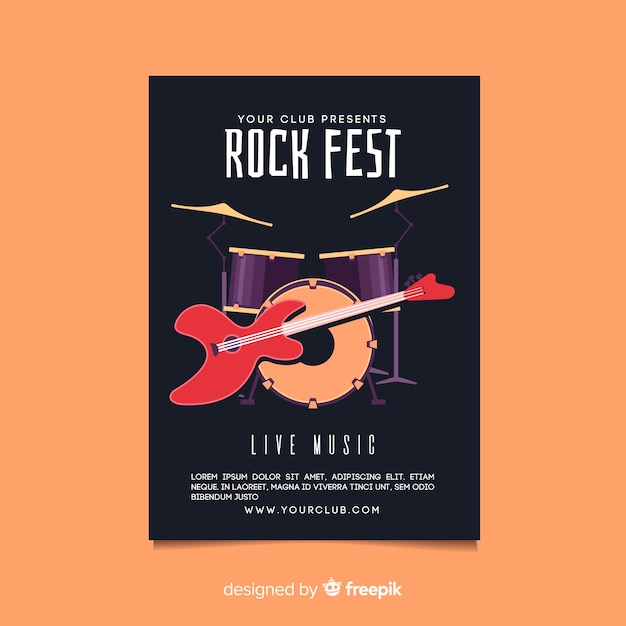 Music festival poster