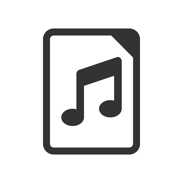 音樂檔案圖標