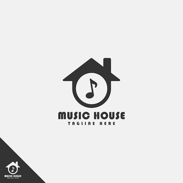 Music house logo