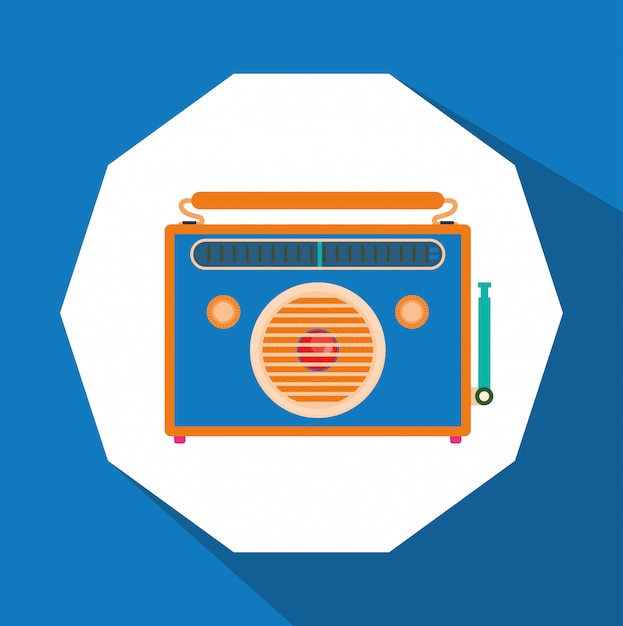 Vector music icon design