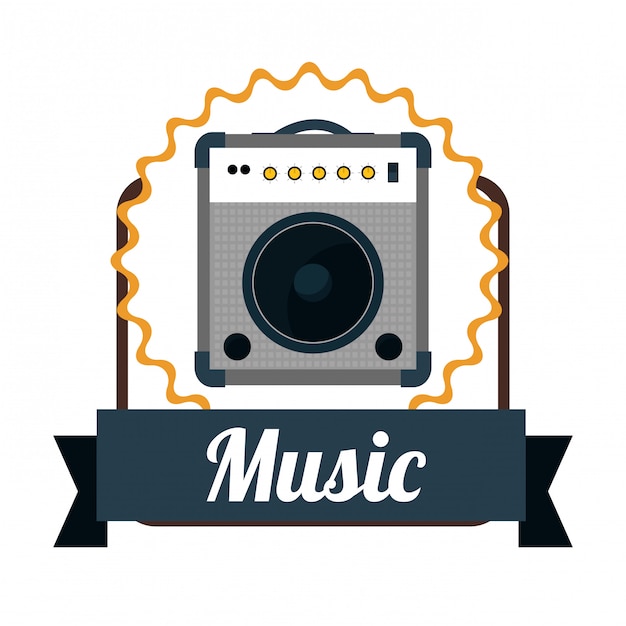 Music icons design 