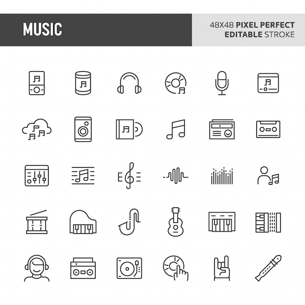 音楽＆楽器のアイコンを設定